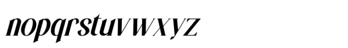 Sagaru Italic Font LOWERCASE