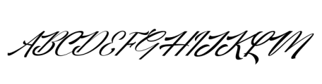 Sageetha  Script Italic Font UPPERCASE