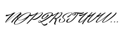 Sageetha  Script Italic Font UPPERCASE