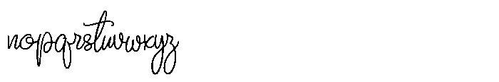 Sagetrasy Font LOWERCASE