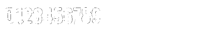 Sagiel Prenock Outline Regular Font OTHER CHARS