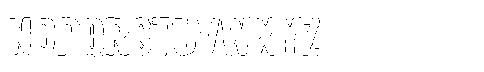 Sagiel Prenock Outline Regular Font UPPERCASE