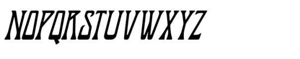 Sagitarion Italic Font UPPERCASE