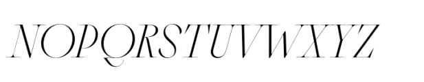 Sagittaire Display Extralight Italic Font UPPERCASE
