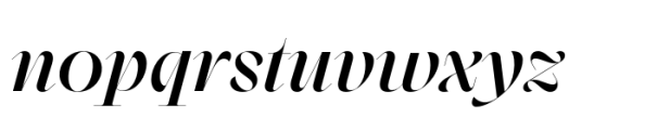 Sagittaire Display Medium Italic Font LOWERCASE
