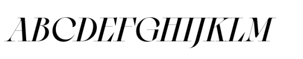 Sagittaire Display Regular Italic Font UPPERCASE
