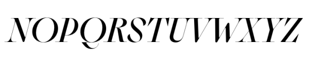 Sagittaire Display Regular Italic Font UPPERCASE