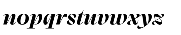 Sagittaire Standard Bold Italic Font LOWERCASE