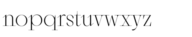 Sagittaire Standard Extralight Font LOWERCASE