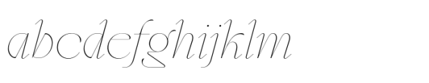 Sagittaire Standard Hairline Italic FONT