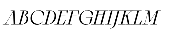 Sagittaire Standard Light Italic Font UPPERCASE