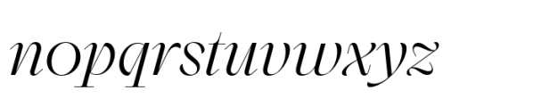Sagittaire Standard Light Italic Font LOWERCASE