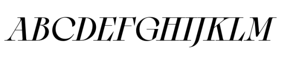 Sagittaire Standard Regular Italic Font UPPERCASE