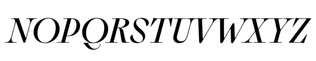 Sagittaire Standard Regular Italic Font UPPERCASE