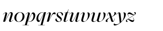 Sagittaire Standard Regular Italic Font LOWERCASE