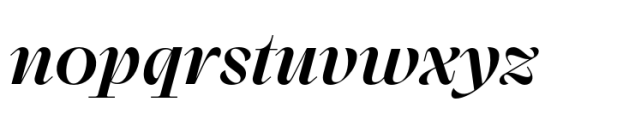 Sagittaire Standard Semibold Italic Font LOWERCASE