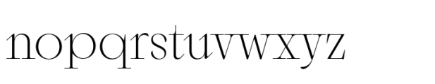 Sagittaire Text Extralight Font LOWERCASE