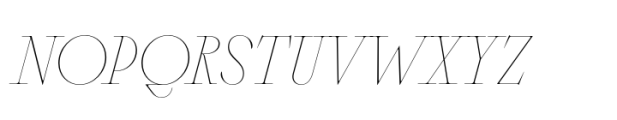 Sagittaire Text Hairline Italic Font UPPERCASE