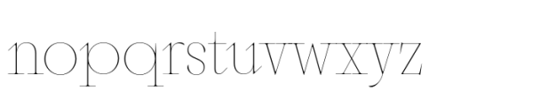 Sagittaire Text Hairline Font LOWERCASE