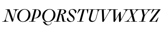 Sagittaire Text Regular Italic Font UPPERCASE
