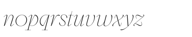 Sagittaire Text Thin Italic Font LOWERCASE