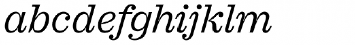 Sagona Book DEMO Italic Font LOWERCASE
