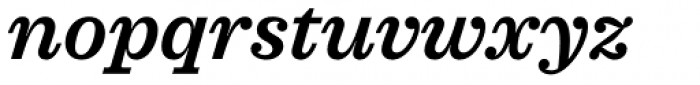 Sagona Semi Bold Italic Font LOWERCASE