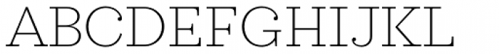 Sagona Thin Font UPPERCASE