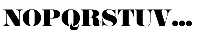 Sahara Bodoni Std Regular Font UPPERCASE