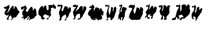 Sahara magic Font UPPERCASE