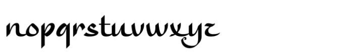 Sahara Font LOWERCASE