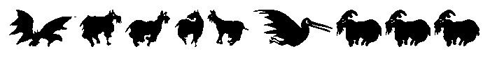 Saharan fresco Font LOWERCASE