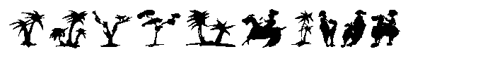 Saharian shadow Font OTHER CHARS