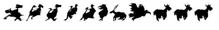 Saharian shadow Font UPPERCASE