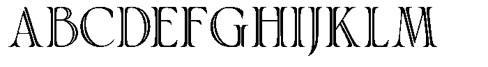 Sahron Alternate Font UPPERCASE