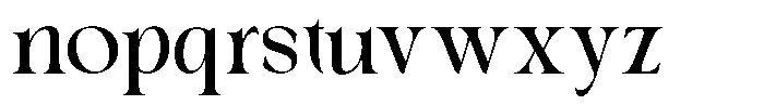 Sahron Regular Font LOWERCASE