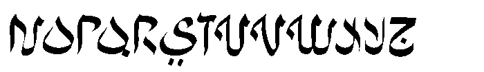 Sahur Font UPPERCASE