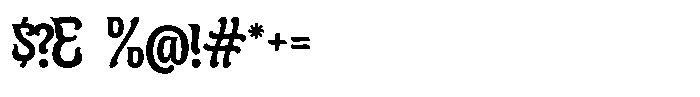 Sahuraya Font OTHER CHARS