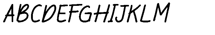 Said The Owl Bold Font UPPERCASE