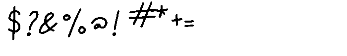 Said The Owl Regular Font OTHER CHARS