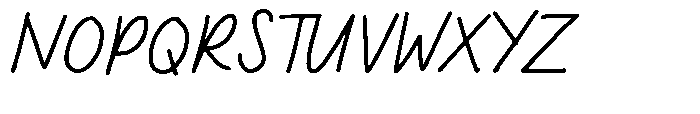 Said The Owl Regular Font UPPERCASE
