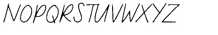 Said The Owl Thin Font UPPERCASE