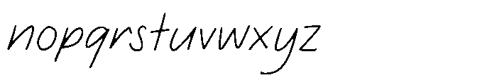 Said The Owl Thin Font LOWERCASE