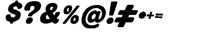 Saigon City Italic Font OTHER CHARS