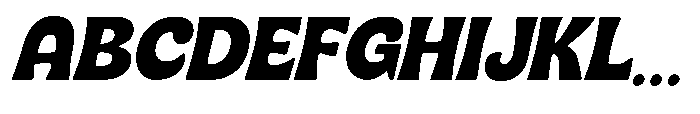 Saigon City Italic Font UPPERCASE