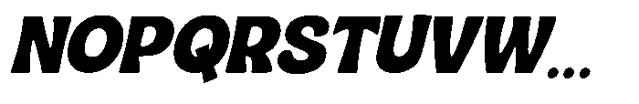 Saigon City Italic Font UPPERCASE