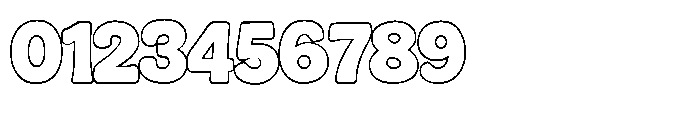 Saigon City Outline Font OTHER CHARS
