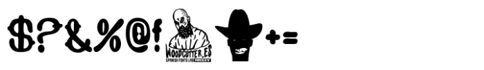 Saigon Cowboy Black Font OTHER CHARS