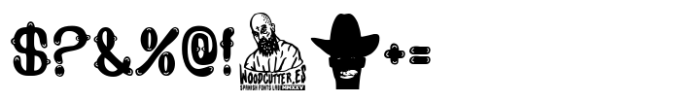 Saigon Cowboy Regular Font OTHER CHARS