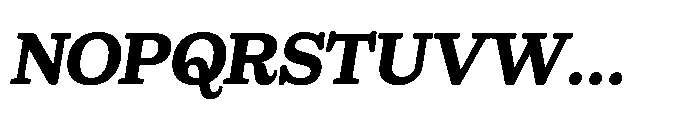 Sailer Extra Bold Italic Font UPPERCASE